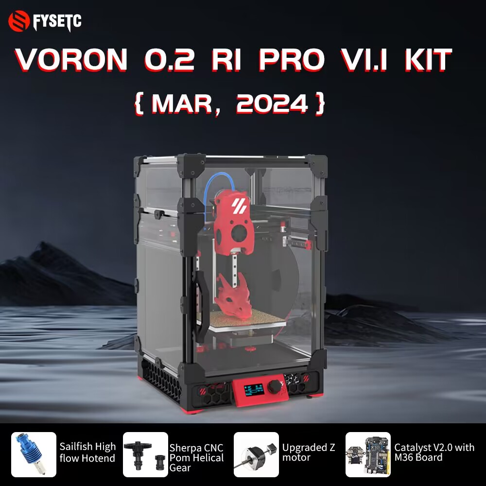 Corexy 3D Printer Kit - 2025FYSETC Hochpräzises Voron V0.2 R1 Corexy