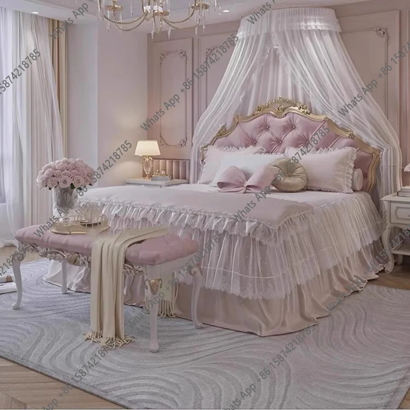 Carriage Bed - X5 SM Luxus-Dekorationsbett Modernes Großes Bett