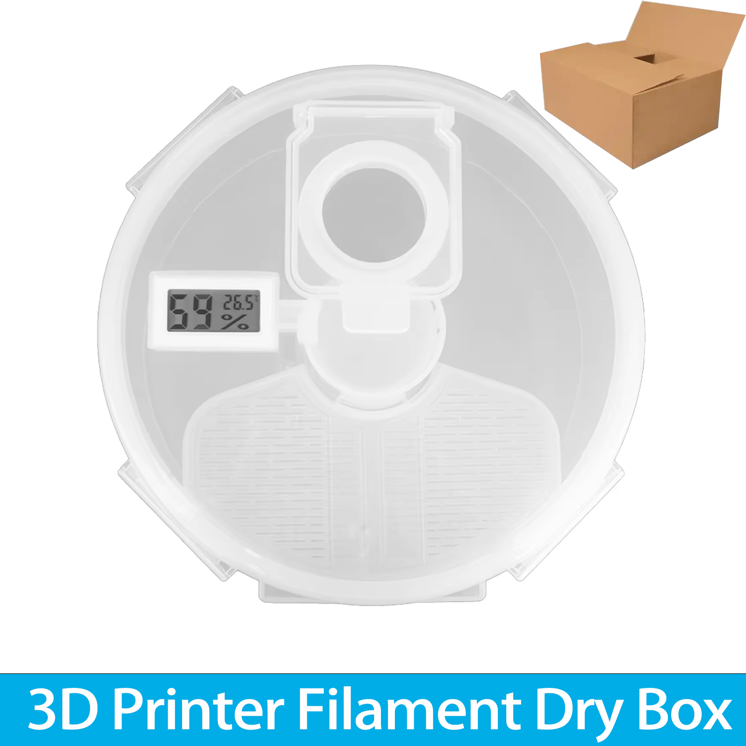 Enclosure 3D Printer - 3D-Drucker 1KG PLA-Filament-Box Staubdicht Feuchtigkeitsbeständig PETG