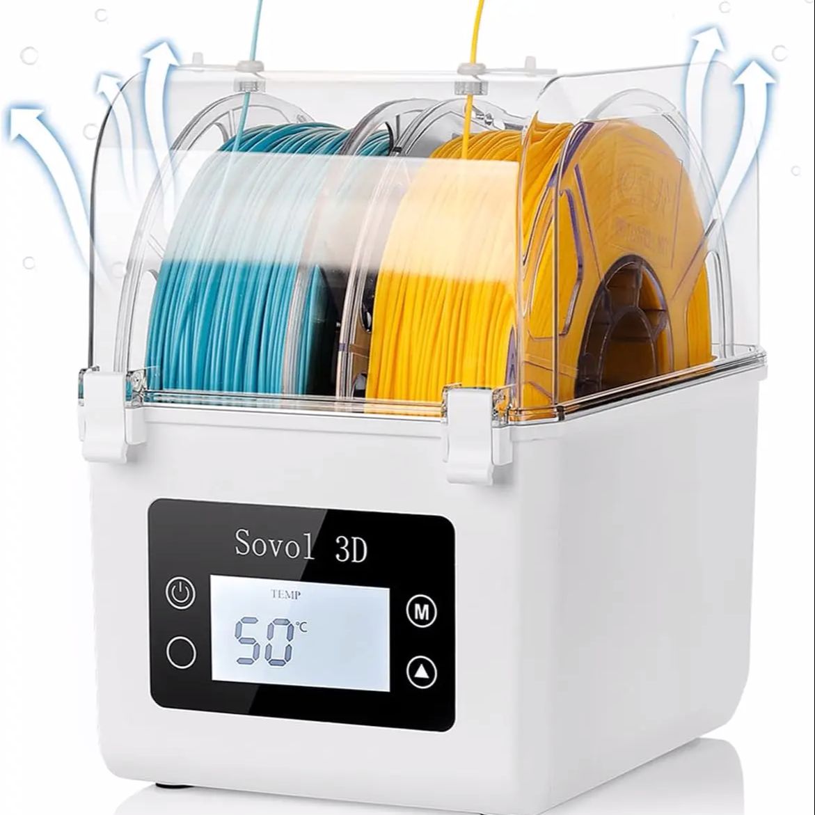 Enclosure 3D Printer - Sovol Filament-Trockner 2023, SH01 Filament-Dörrgerät, 3D-Drucker-Spulenhalter