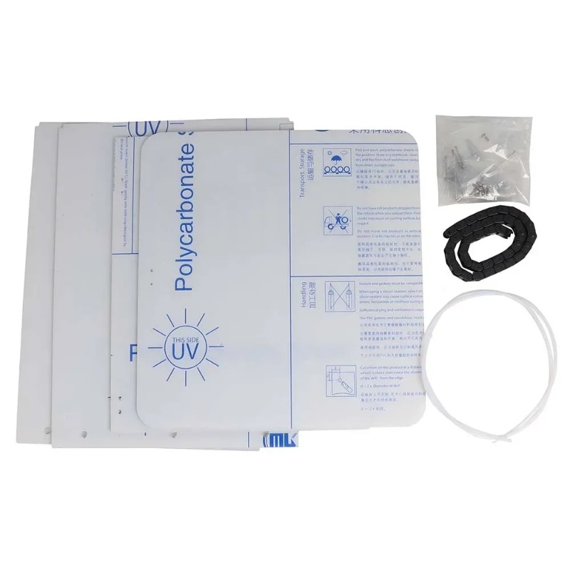 3mm Dicke Transparente PC-Plat – Enclosure 3D Printer Bewertung und Preis